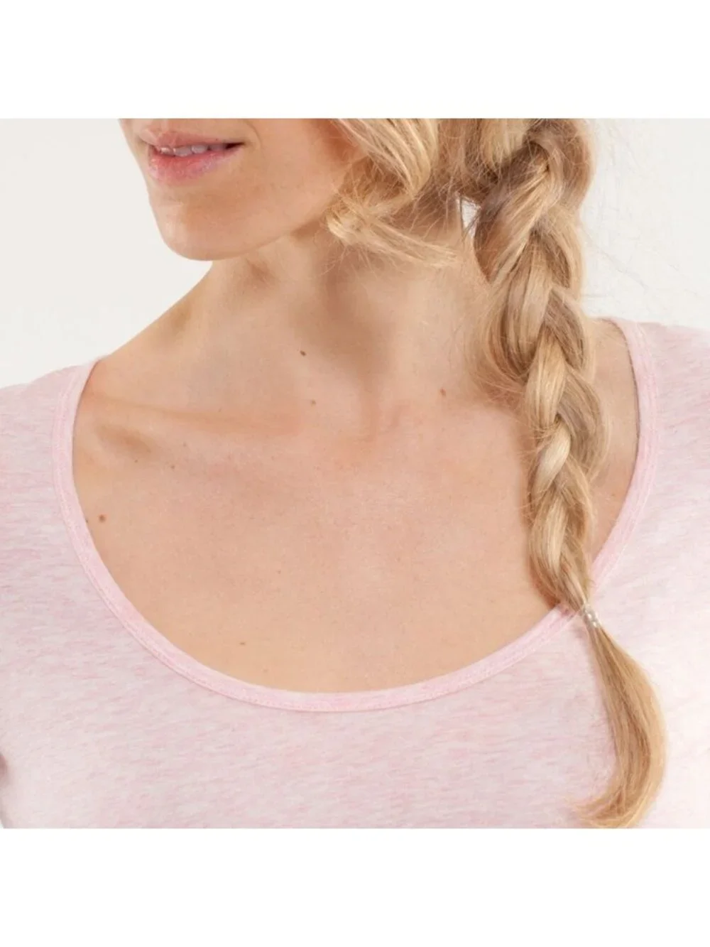Lululemon My Mantra Long Sleeve Heathered Blush Quartz